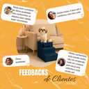 Ver imagem 7 de Escada Pet Escadinha Cachorro Gato Rampa Pet Ossinho Azul Marinho Suede