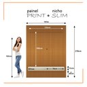 Ver imagem 2 de Painel Ripado Impressão 3d para Tv até 75 Polegadas Print com Nicho 180cm