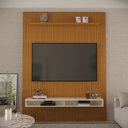 Ver imagem 1 de Painel Ripado Impressão 3d para Tv até 75 Polegadas Print com Nicho 180cm