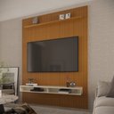 Ver imagem 4 de Painel Ripado Impressão 3d para Tv até 75 Polegadas Print com Nicho 180cm