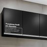 Armário Aéreo 1,60m com 4 Portas Cozinha Área de Serviço Lavínia Preto - 5