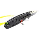 Ver imagem 2 de Canivete Aço Inox Sobrevivência Semi-automático Edc Fade Bushcraft Paracord - Rainbow Cor:pre