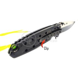 Canivete Aço Inox Sobrevivência Semi-automático Edc Fade Bushcraft Paracord - Rainbow Cor:pre - 2
