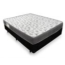 Ver imagem 1 de Cama Box Casal Suede + Colchão de Espuma D33 - Sereneprime - 138cm Preto