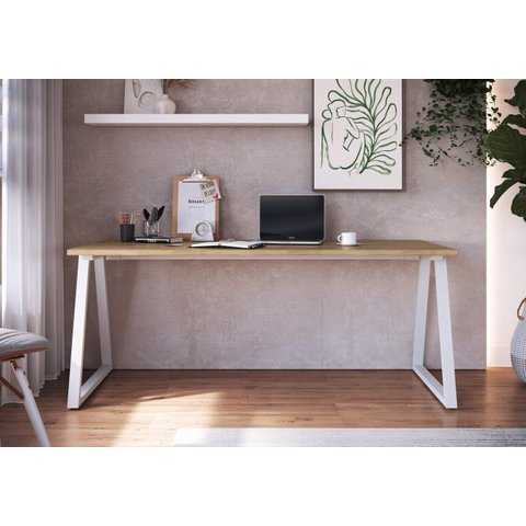 Mesa Escrivaninha para Escritório 160cm Concept Móvel na Caixa