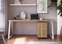 Ver imagem 6 de Mesa Escrivaninha para Escritório 160cm Concept Móvel na Caixa