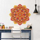Ver imagem 1 de Adesivo de Parede New Mandala 12 Arte Destaque 0,75 X 0,75 Metros