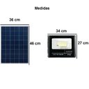 Ver imagem 4 de Refletor Solar 500w Led 6000k Placa Solar e Controle Remoto