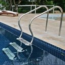 Ver imagem 2 de Escada para Piscina Confort 2" com 3 Degraus Duplos em Aço Inox - Sodramar Escada Comfort 2" com 3 D