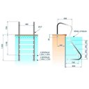 Ver imagem 4 de Escada para Piscina Confort 2" com 3 Degraus Duplos em Aço Inox - Sodramar Escada Comfort 2" com 3 D