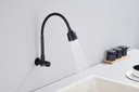 Ver imagem 6 de Torneira Gourmet Cozinha Inox Gir Parede Longa Preto Nox05b Doan