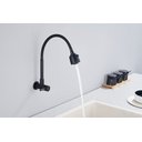 Ver imagem 5 de Torneira Gourmet Cozinha Inox Gir Parede Longa Preto Nox05b Doan