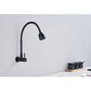 Ver imagem 4 de Torneira Gourmet Cozinha Inox Gir Parede Longa Preto Nox05b Doan