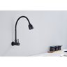 Torneira Gourmet Cozinha Inox Gir Parede Longa Preto Nox05b Doan - 4
