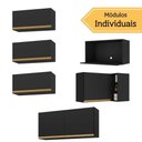 Ver imagem 2 de Kit Armário Cozinha Modulada Aéreo Canto 230cm 6 Peças Veneza Multimóveis Mp2296