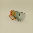 Ver imagem 4 de Jarro Vaso Decorativo Enfeite Casa Vidro Colorido 30x10 Cm