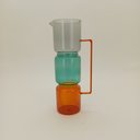 Ver imagem 5 de Jarro Vaso Decorativo Enfeite Casa Vidro Colorido 30x10 Cm
