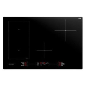 Cooktop de Indução Brastemp 4q Flexizone Preto 220v Bdj77bebna