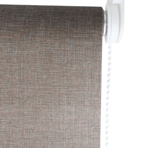 Persiana Rolo Translúcida Breeze Marrom 140 (L) x 160 (A) cm Cortina Screen Solar 1,40 X 1,60