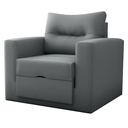 Ver imagem 4 de Sofá-Cama Parma para Sala de Estar para Sala Suede Cinza