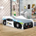 Ver imagem 2 de Cama Solteiro Carro Infantil para Menino Menina Quarto - Polícia Baby