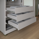 Ver imagem 2 de Guarda Roupa 2 Portas de Correr 235x152 cm Bordeaux Cinza com Espelho 100% MDF Casamia