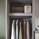 Ver imagem 7 de Guarda Roupa 2 Portas de Correr 235x152 cm Bordeaux Cinza com Espelho 100% MDF Casamia