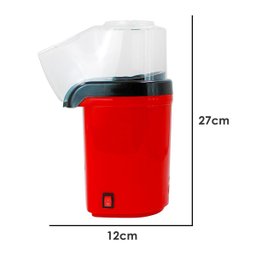 Pipoqueira Elétrica Vermelha 1200w 110v Máquina Fazer Pipoca - 8