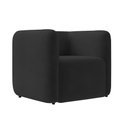 Ver imagem 4 de Poltrona Sala de Estar Decorativa Laguna Veludo Preto K01 - D'Rossi