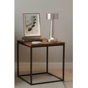 Ver imagem 2 de Luminária de Mesa Halter em Metal Prata – Touch e Recarregável Usb