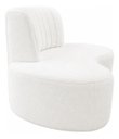 Ver imagem 5 de Sofá Orgânico Curvo Luxo Mavie 160cm Sala Bouclê Branco