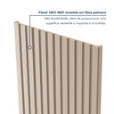 Ver imagem 5 de Kit 3 Placas de Painel Ripado Milão 250cm x 58cm x 3,3mm (Rende 4,35m²) Ecorevest Bege