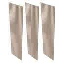 Ver imagem 3 de Kit 3 Placas de Painel Ripado Milão 250cm X 58cm X 3,3mm (rende 4,35m²) Ecorevest