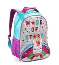 Ver imagem 1 de Mochila Infantil Unicórnio Feminina Dl0973 Tamanho G - Água