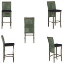 Ver imagem 5 de Mesa Bistro e 2 Banquetas Roma Marrom Corda Náutica 12 Trama Original