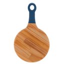 Ver imagem 3 de Tábua Madeira com Alça Laqueada Pinus Azul 45x28x2cm