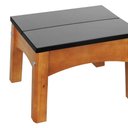 Ver imagem 6 de Banco Infantil Áustria Madeira Maciça Assento Mdf Laqueado - Amêndoa/preto