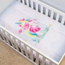 Ver imagem 1 de Edredom de Berço Avulso Americano Infantil Estampado Cobertor Bebês Menino Menina Unicórnio