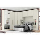 Ver imagem 4 de Guarda Roupa Modulado Mc04 Seletto C/ 2 Portas e 3 Gavetas C/ Espelho Cor Areia/jequitibá - Henn
