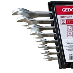 Jogo de Chaves Combinadas 8 Peças 8 a 19 Mm Gedore Red - 2