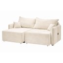 Ver imagem 2 de Sofá Fontana Retrátil Reclinável Veludo 200cm Moderno