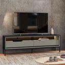 Ver imagem 1 de Rack Ind Fusion para TV 65 Polegadas 2 gavetas 180cm com Iluminação em Lead