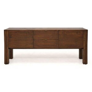 Buffet de Madeira 2 Portas 2 Gavetas Brut - Iaza Moveis