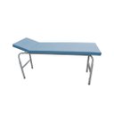 Ver imagem 1 de Mesa Exame Clínico 80x65x180 Cabeceira Regulável Esmaltada Azul Céu