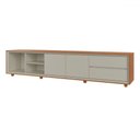 Ver imagem 2 de Rack para Tv até 75 Polegadas Prime 2 Portas 2 Gavetas Naturalle/off White - Mavaular