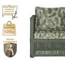 Ver imagem 4 de Mesa e 2 Poltronas Madri Corda Náutica Estofado 5 Trama Verde