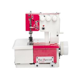 Máquina Costura Semi-Industrial Galoneira Base Plana Vermelha 220v BC2600-3P Sun Special - 1