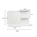 Ver imagem 3 de Móvel Multiuso MDF com Espelho para Banheiro Moderno