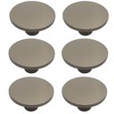 Ver imagem 1 de Conjunto de 6 Puxadores Naico Ponto Redondo 206 Bronze para Móvel Armários e Gavetas
