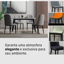 Ver imagem 4 de Cadeira Ergonômica Impermeável Escritório Fixa Palito Cor:preto